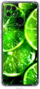 Чохол на Xiaomi Redmi 10C Зелені часточки лимона "852sp-2591-2448"