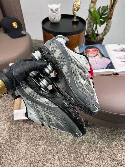 Кросівки Supreme Shox Ride 2 SP Grey White Black (топ якість) 37 23 см