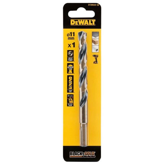 Свердло по металу 11мм Black & Gold DeWALT DT20532