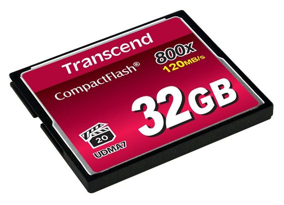 Карта памяти Transcend 32GB CF 800X (TS32GCF800) | Зображення 1