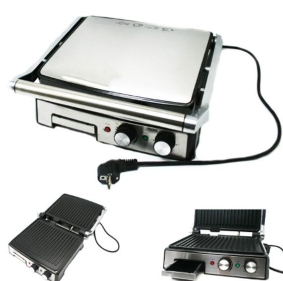 Контактний гриль електричний притискний з таймером XPRO ZP-057 3500W (ZP-057_1386) | Зображення 2