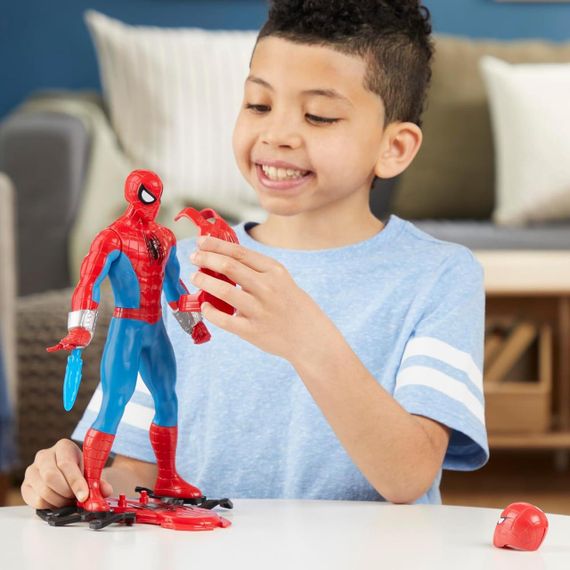 Фигурка Человек Паук Взрывной Удар с аксессуарами Hasbro Marvel Spider Man Thwip Blast | Зображення 9