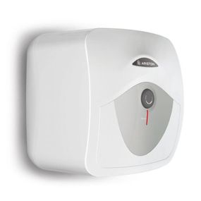 Водонагрівач Ariston ANDRIS RS 10 U/3 під мийкою, 10 л, 1200 Вт, "мокрий" ТЕН, вертикальний, квадратний, білий (3100632)