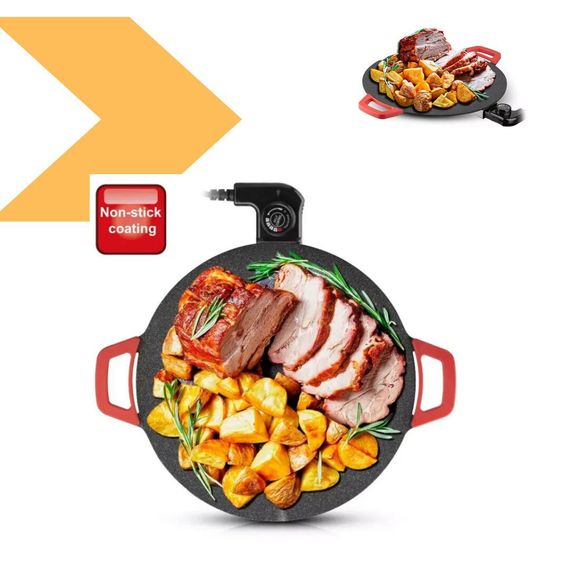 Електрогриль з антипригарним покриттям Domatec MS 5304 1800W 36 см (47555-5304_535) | Зображення 1