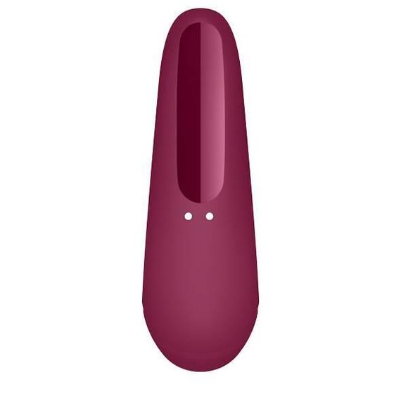 Вакуумний стимулятор клітора для жінок Satisfyer Curvy 1+, бордовий Sex Aura | Зображення 1