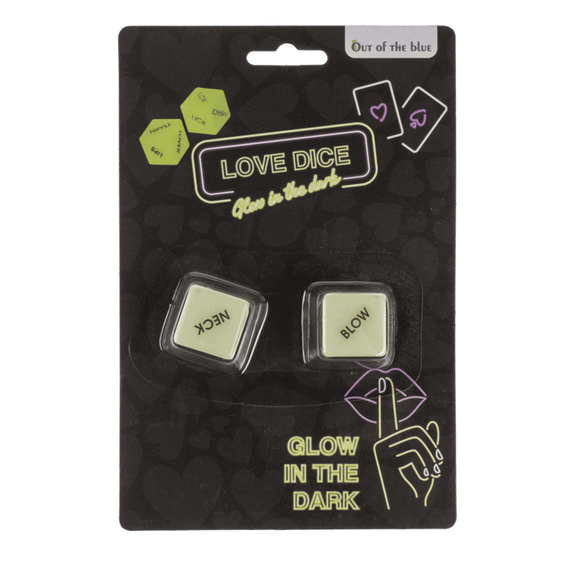 Неоновые кубики Love Dice Glow In The Dark, 2 шт. sexstyle | Зображення 5