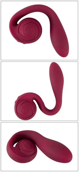 Вибратор для точки G и клитора ORION Rosenrot Bendable Spot-On Vibrator, розовый Sex Aura | Зображення 6
