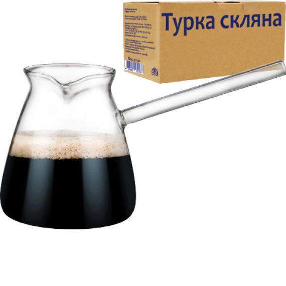Турка из жаропрочного стекла «Боросиликат» 580 мл
