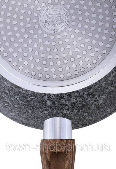 Сковорода-сотейник Kamille Grey Marble Ø28см индукционная с антипригарным покрытием KM-4167 | Зображення 3