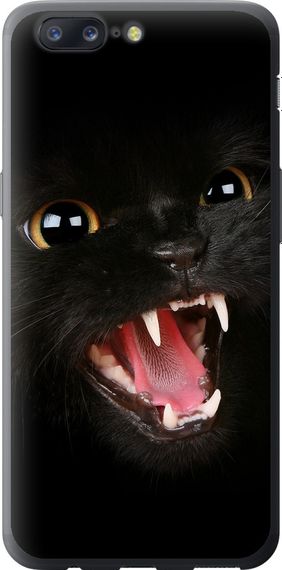 Чехол на OnePlus 5 Чёрная кошка "932u-969-17620"