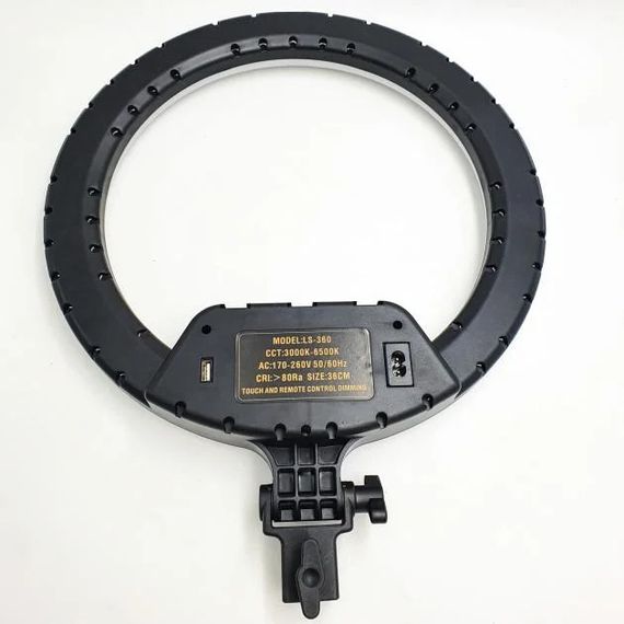 Кольцева LED лампа з пультом управління XPRO LS-360 36см (MER-14399_737) | Зображення 6