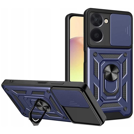 Чохол Defender з захистом камери для Realme C33 колір Синiй | Зображення 1