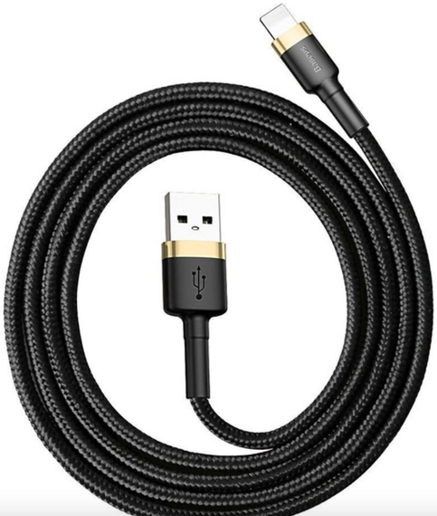 Кабель Baseus Cafule lightning із швидкою зарядкою 2 A 2 метри | Зображення 1