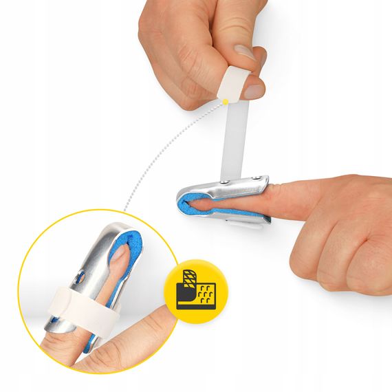 Фіксатор (бандаж) для пальця руки 4FIZJO MED 1 шт Size S (P-5905973407397) | Зображення 4