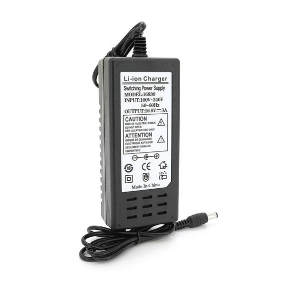 Зарядний пристрій для акумуляторів Li-ion 16,8V, 4S, 3A, штекер 5,5х2,5мм, LED-індикація | Зображення 2