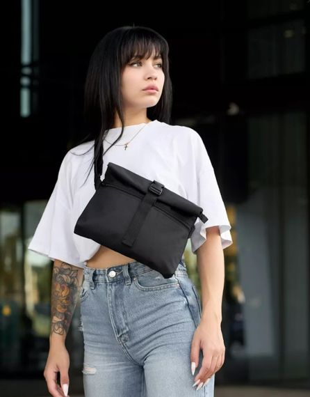 Сумка жіноча Sambag Dalas чорна 20 х 25 х 4 см (70301065) | Зображення 5