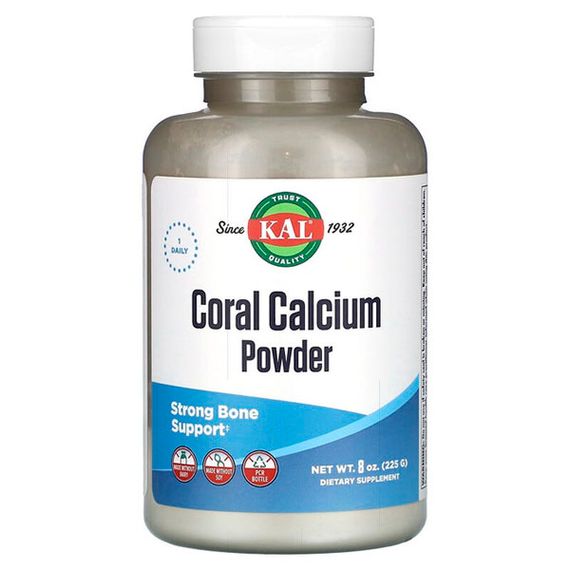 Мікроелемент Кальцій KAL Coral Calcium Powder 225 g /78 servings/