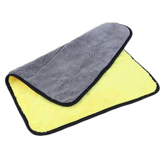 Двосторонній рушник з мікрофібри для авто (30х30см) / Мікрофібровий рушник для полірування автомобіля / Авторушник | Зображення 6