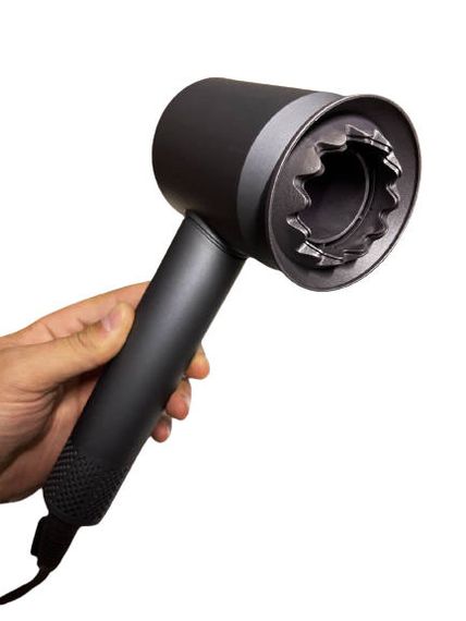 Фен з іонізацією Super Hair Dryer 5в1 міні електрофен безшумний з 5 насадками для укладання волосся 1600 Вт | Зображення 5
