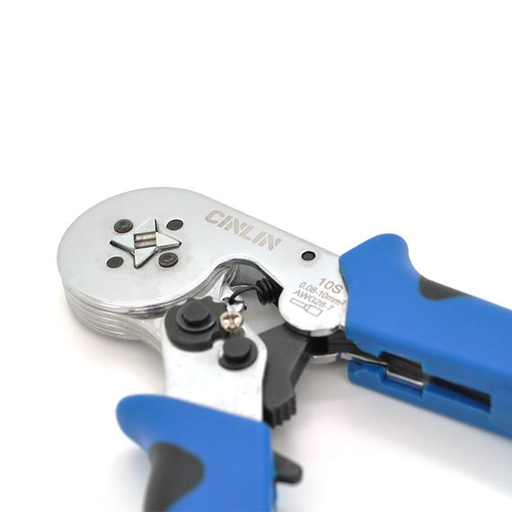 Кримпер CINLINELE HCS8 10S для обтиску кабельного наконечника, 0.08-10mm2, Blue | Зображення 1