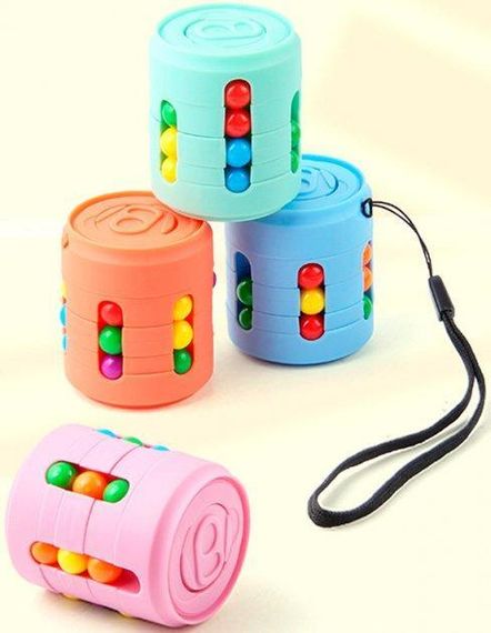 Головоломка антистресс для детей банка Cans Spinner Cube (DD1808-25) | Зображення 4