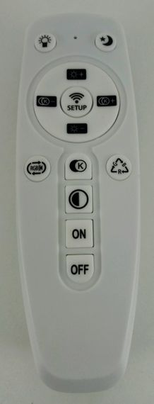 Люстра стельова кришталева LED з пультом 25662 Хром 18х33х33 см. | Зображення 7