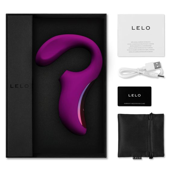 Кліторально-вагінальний звуковий стимулятор LELO Enigma Deep Rose | Зображення 8