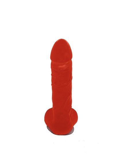 Крафтовое мыло-член с присоской Чистый Кайф Red size L натуральное | Зображення 1