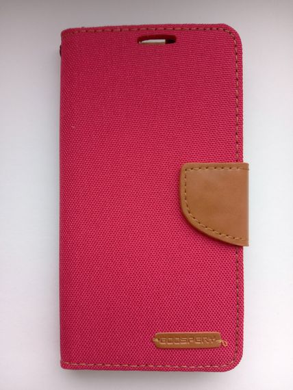 Чохол-книжка Goospery з тканини для Lenovo A6020 Red