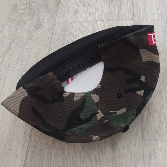 Кепка дитяча снепбек (Snapback) Капітан Америка Камуфляж з чорним 50-54р (2221) | Зображення 2
