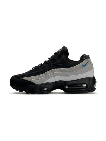 Кроссовки Air Max 95 Black Grey Blue, Вьетнам 44 | Зображення 1