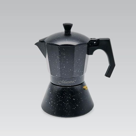 Кофеварка гейзерная алюминиевая Maestro MR-1667-9, 450 мл (на 9 чашек), для дома и офиса