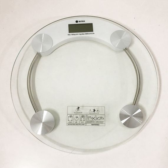 Весы для взвешивания людей MATARIX MX-451A 180 кг круглые | Весы напольные 180 кг | Бытовые ZC-437 напольные весы | Зображення 1