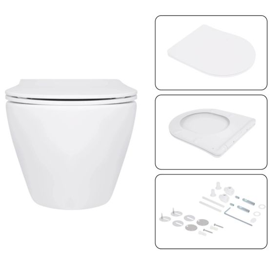 Набір Qtap Nest 4 в 1 підвісний унітаз Jay Ultra Quiet 520x360x320 + комплект інсталяції QT07335175W48204 | Зображення 3