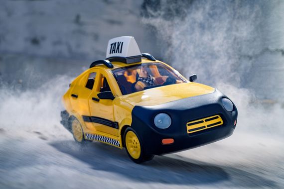 Колекційна фігурка Jazwares Fortnite Joy Ride Vehicle Taxi Cab (FNT0817) | Зображення 1