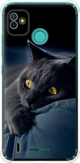 Чохол на Tecno Pop 5 BD2p Димчастий кіт "825sp-2412-2448"