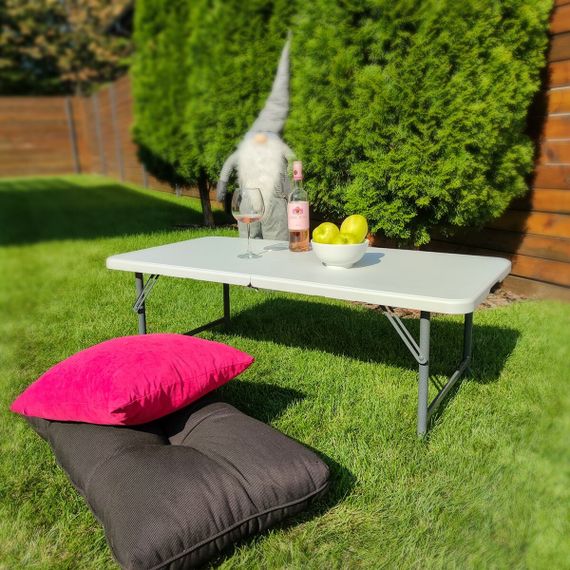 Складний стіл (2 рівня регулювання висоти) 122*61*74см SW-00001606 | Зображення 5