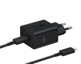 Сетевое зарядное устройство Travel Charger адаптер 1 порт USB-C 45W кабель USB-C 5A Черное
