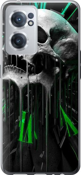 Чехол на OnePlus Nord CE 2 Череп-часы "4100u-2589-17620"