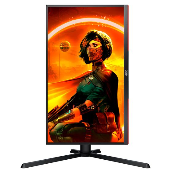 TFT 24.5" AOC 25G3ZM/BK, VA, 240Гц, 0,5 мс, 2х HDMI, DP, USB-hub, HAS, Pivot, чорний | Зображення 3