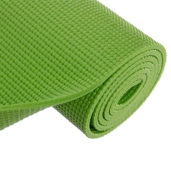 Килимок для йоги та фітнесу Power System PS-4014 PVC Fitness-Yoga Mat Green (173x61x0.6) | Зображення 5