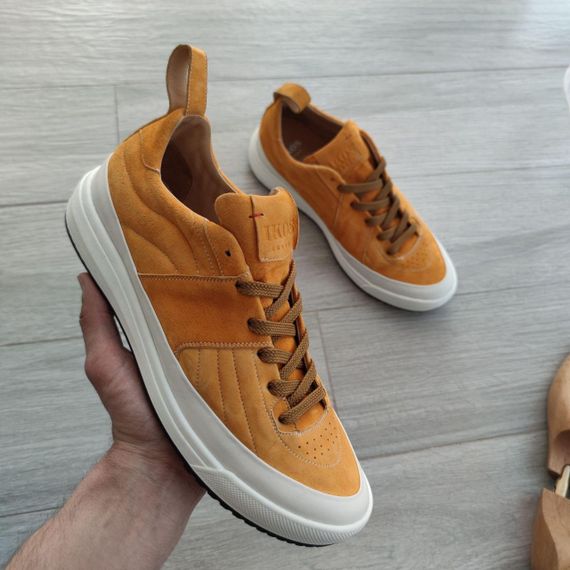 Кросівки чоловічі жовтого кольору 43 розмір | Зображення 1