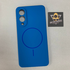 Чохол Samsung Galaxy S25 Edge MagSafe SoftTouch М'який Протиударний Синій