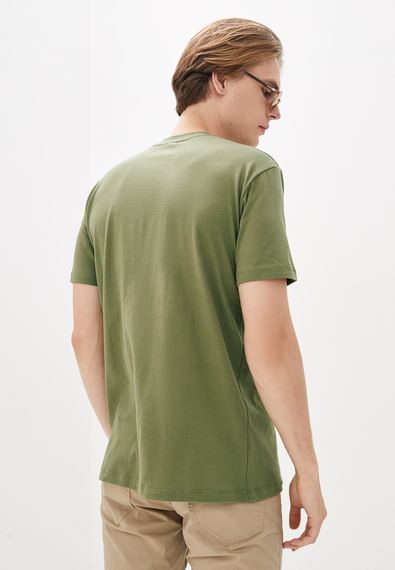Футболка чоловіча базова темно-оливкова, 2XL | Зображення 1