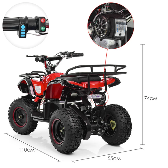Детский электромобиль Квадроцикл Bambi HB-EATV800N-3 V3 до 65 кг | Зображення 5
