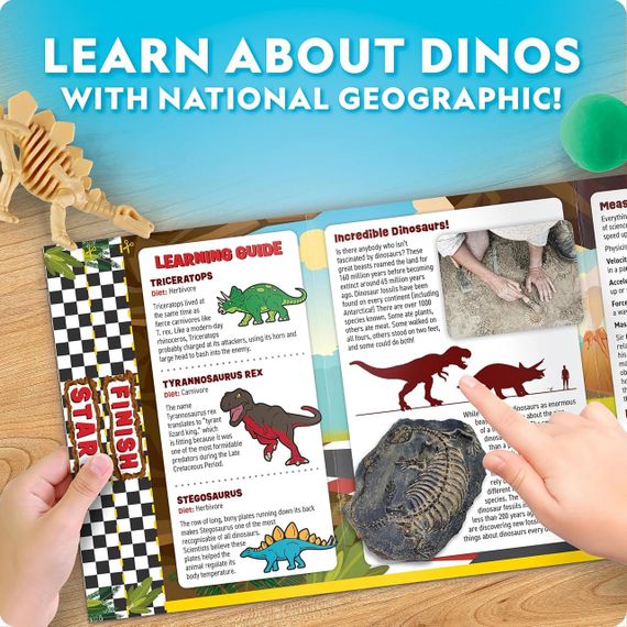 Набір для творчості STEM Гігантське яйце динозавра National Geographic Giant Dinosaur Egg Arts and Crafts Activity Kit | Зображення 5
