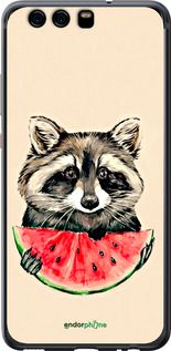Чохол на Huawei P10 Єнотик з кавуном "4605u-780-2448"