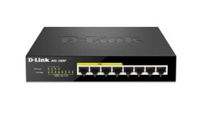 Коммутатор D-Link DGS-1008P, 8xGE (4xGE PoE, 4xGE), 68W (DGS-1008P)