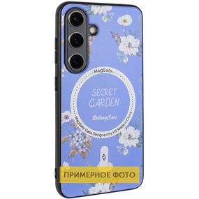 TPU+PC чехол Secret Garden with MagFit для Samsung Galaxy S23 FE Lilac