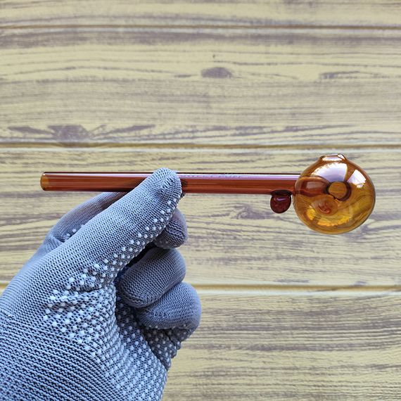 Стеклянная трубка Turn Color Oil Yellow | Зображення 1